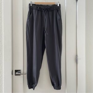 Lululemon Stretch High Rise Jogger Full Length Graphite Grey Luxtreme Size 8